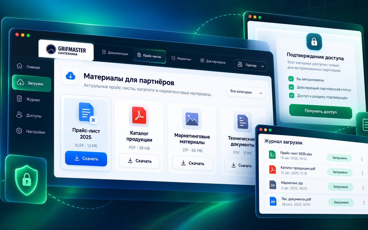 Обложка кейса Protected Downloads